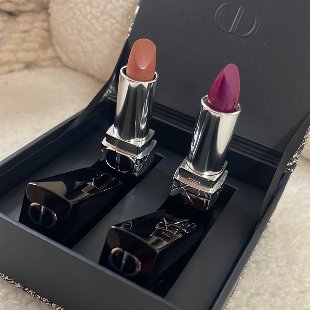 💄SOLD💄Dior Lipstick Set - Coral and Fuchsia Shades